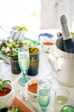 Load image into Gallery viewer, rise n°1 Recycled Champagne Ribbed Flutes - Set of 4