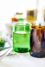 Load image into Gallery viewer, rise n°1 Recycled Glasses - Bottle Green (6 oz.) - Set of 6