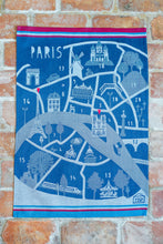Load image into Gallery viewer, Paris Map Torchon - Embroidered